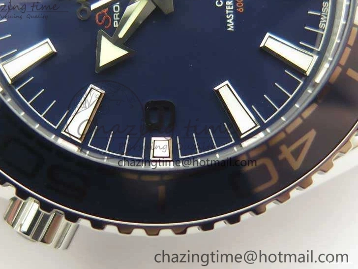 0125 Planet Ocean “Pyeongchang 2018” 43.5mm SS OMF 1:1 Best Edition Blue Dial On Nylon Strap A Soft 8082